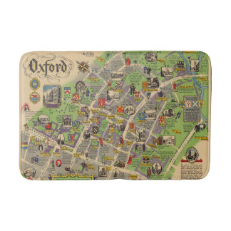Tapete De Banheiro Mapa de Oxford, Inglaterra (estradas de ferro