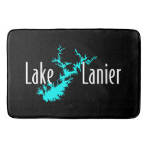 Mapa do Lago Lanier Geórgia Navegação e Pesca