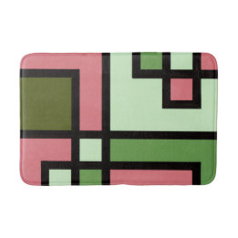 Tapete De Banheiro mapper #5 バスマット 抽象画　幾何学　モダン
