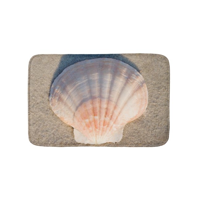 Tapete De Banheiro Mar Shell que coloca no Sandy Beach (frente)