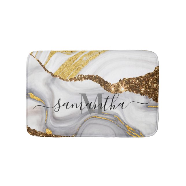 Tapete De Banheiro Marble e Glitter (frente)