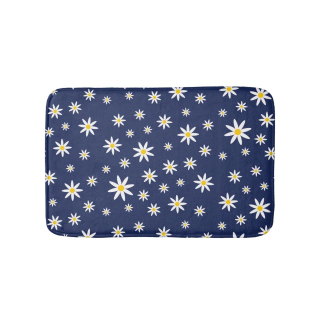 Tapete De Banheiro Marinho Daisy Bath Mat (frente)