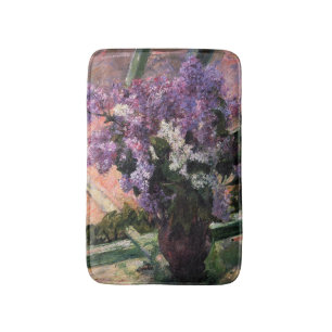 Tapete De Banheiro Mary Cassatt - Lilases numa Janela