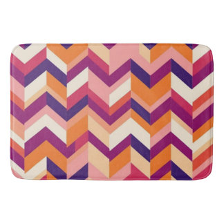 Tapete De Banheiro Mat. De Banheira Magenta Com Lâmina Laranja Magent