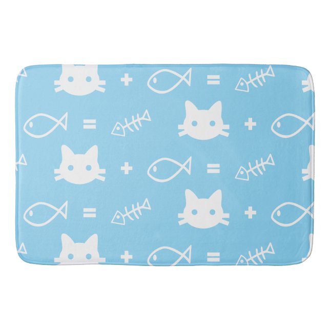 Tapete De Banheiro Matemática de gatos (Frente)