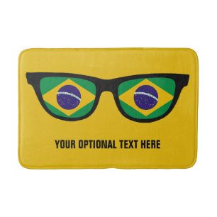 Tapete De Banheiro Mates de banho personalizados do Brasil Shades