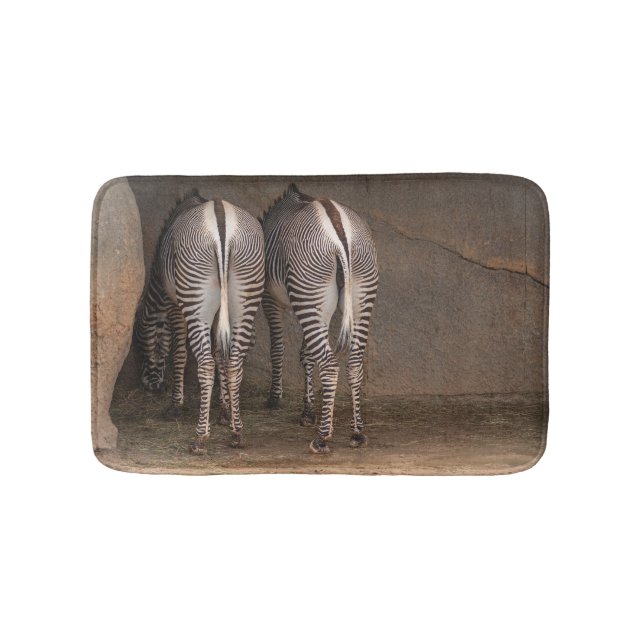 Tapete De Banheiro Matriz de Banheiro Selvagem Personalizada (frente)