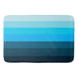 Tapete De Banheiro Matriz de Banho Azul Náutico