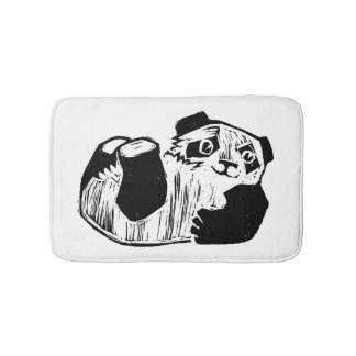 Tapete De Banheiro Matriz de Banho de Panda