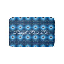 Matriz Floral Do Designer A Azul E Preto