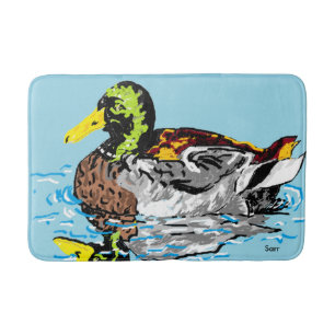 Tapete De Banheiro Matriz/Pato de Banho Médio Personalizado no Pond