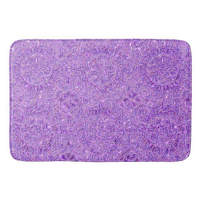 Tapete De Banheiro Matriz Violet Bath Cracking (Frente)