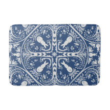 Medalhão de Ave-Pássaro Azul-Negro