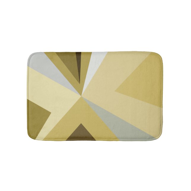 Tapete De Banheiro Meio século Moderno Dourado (frente)