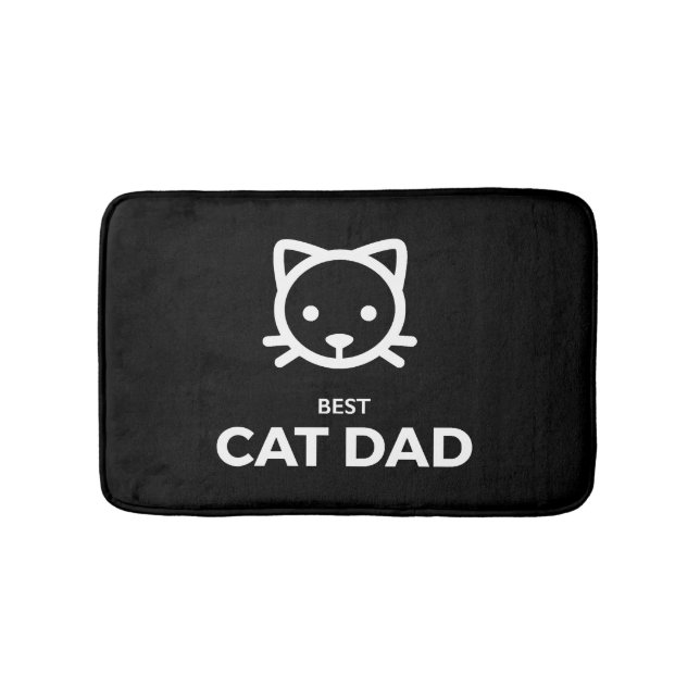 Tapete De Banheiro Melhor Pai de Cat (frente)