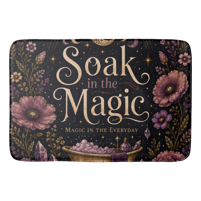 Tapete De Banheiro Mergulhe na Magia (Frente)