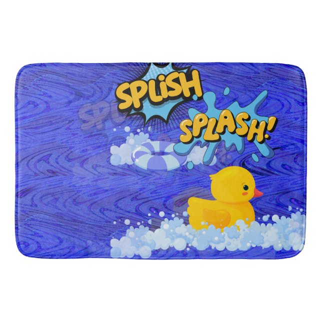 Tapete De Banheiro Mergulho Splash (Frente)