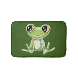 Tapete De Banheiro Meu Outro Amigo Sapo Verde Bath Mat