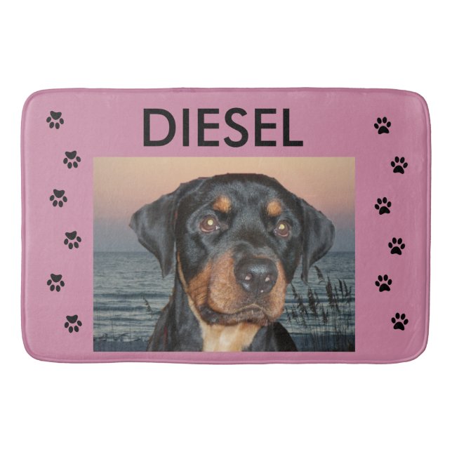 Tapete De Banheiro Meu Pet e Patas (Frente)