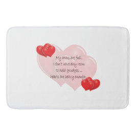 Tapete De Banheiro Meus braços estão ocupados 