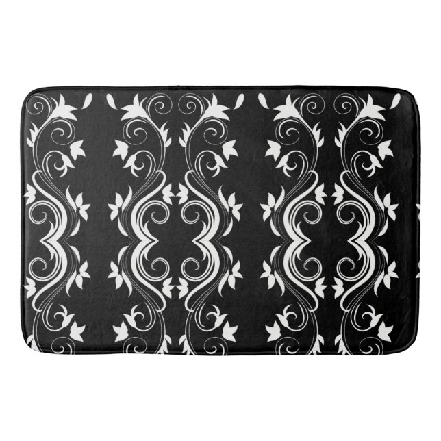 Tapete De Banheiro Midnight Bloom (Frente)