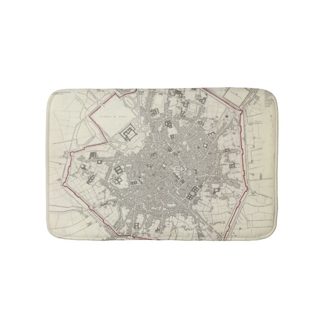 Tapete De Banheiro Milão Milão (frente)