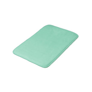 Tapete De Banheiro Minimalista de Cor Sólida da Mint Pastel Personal