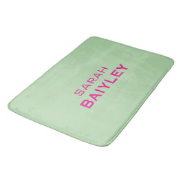 Tapete De Banheiro Minimalista nome personalizado moderno