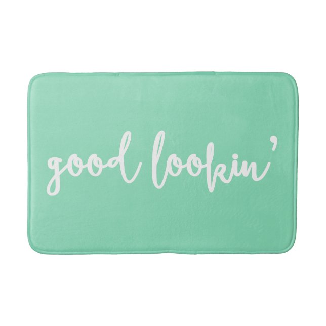 Tapete De Banheiro Mint Good Looky, Bath Mat (Frente)