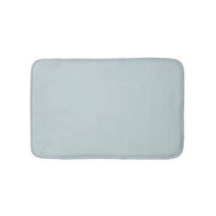 Tapete De Banheiro Minúscula, brilhante, azul sólido, elegante