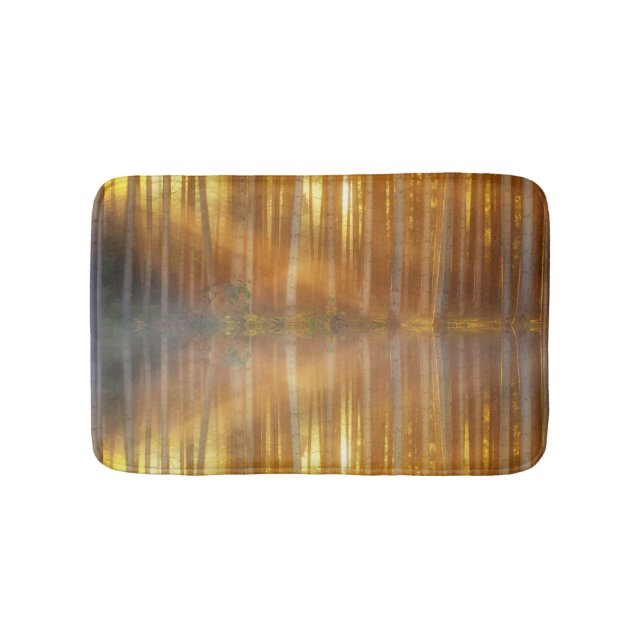 Tapete De Banheiro Misty Forest Scene (frente)