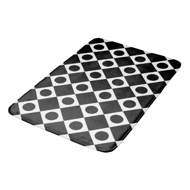 Tapete De Banheiro Mod Retro 60's Black (Angulado)