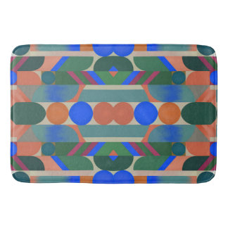 Tapete De Banheiro Modern Colorful Shapes