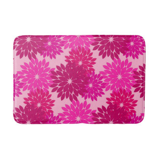 Tapete De Banheiro Modern Floral Kimono Impressão, Rosa, Fuchsia e Vi