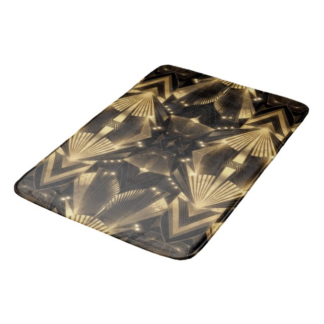 Tapete De Banheiro Modern Gold Foil Elegance Neo Art Deco (Angulado)