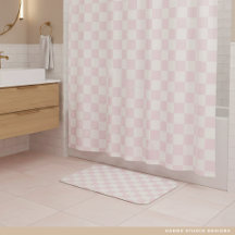 Modern Pink Checkered Pattern