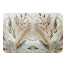 Tapete De Banheiro Moderno Casamento Botânico Boho com Folhagem Rala