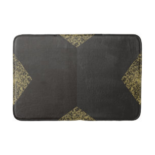 Tapete De Banheiro Moderno Chic em Dourado e Cinza