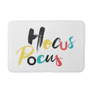 Tapete De Banheiro Moderno, colorido, divertido, legal, Trendy Hocus