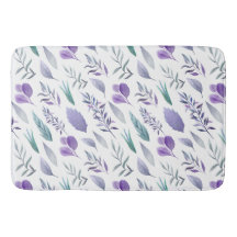 Moderno Deixa Lavanda Roxa e Verde Teal |