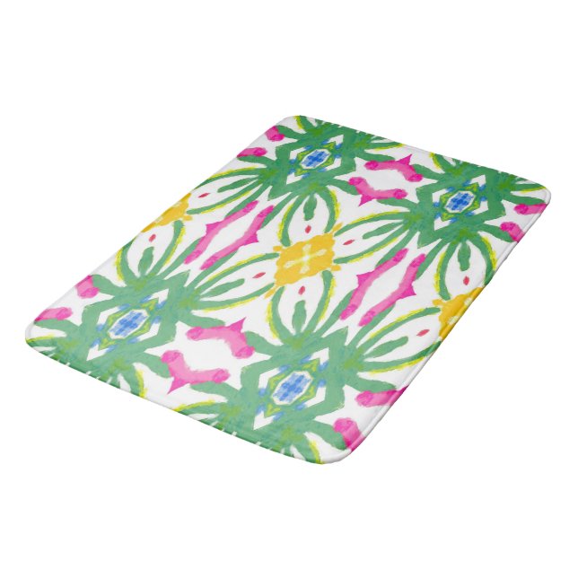 Tapete De Banheiro Molho de banho Aquarelas do Springtime (Angulado)
