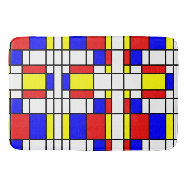 Tapete De Banheiro Mondrian inspirou (Frente)