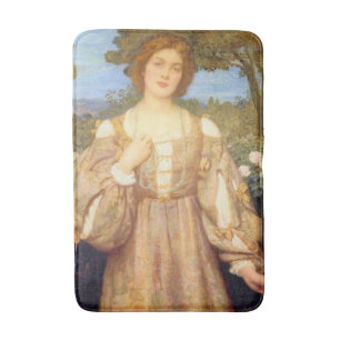 Tapete De Banheiro Monna Giovanna (por Edward Robert Hughes)