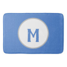 Monograma Azul Branco Prata