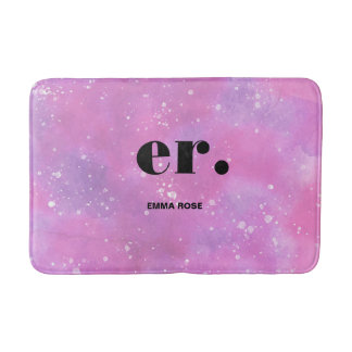 Tapete De Banheiro Monograma fantasia Na moda de aquarela Moderna Mín