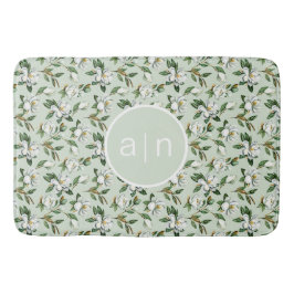 Tapete De Banheiro Monograma Moderno Magnésia Branca