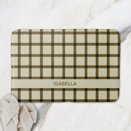 Tapete De Banheiro Monograma Personalizado