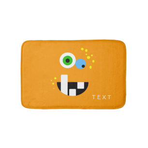 Tapete De Banheiro Monstro louco engraçado original de Oragne