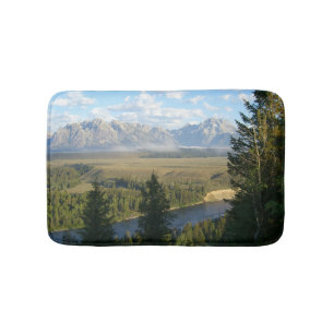 Tapete De Banheiro Montanhas e Rio Jackson Hole