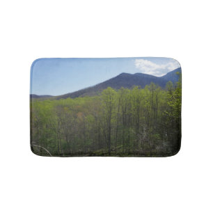 Tapete De Banheiro Montanhas Smooky na Paisagem de Primavera
